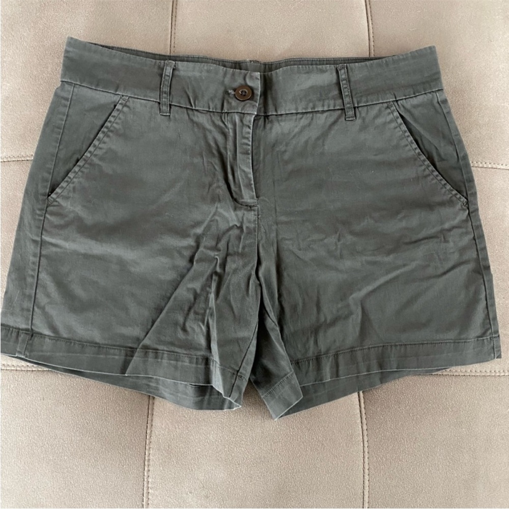 Per Se Olive Green Cargo Shorts